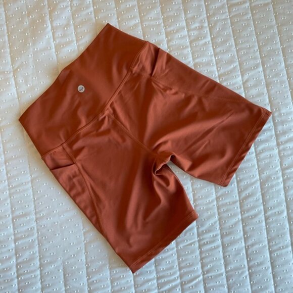 Senita 7 inch High Waisted Lux Rio Shorts - Picture 2 of 5